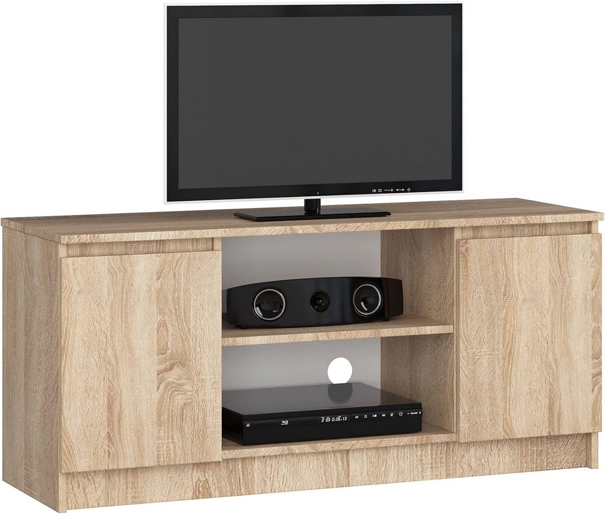 Moderne TV-meubel met Hoge Kast en Opbergruimte