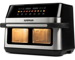 Dubbele Airfryer XXL met 12L Inhoud en 10 Programma s