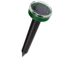 Ultrasone mollenverjager / ongediertebestrijder met zonnecel