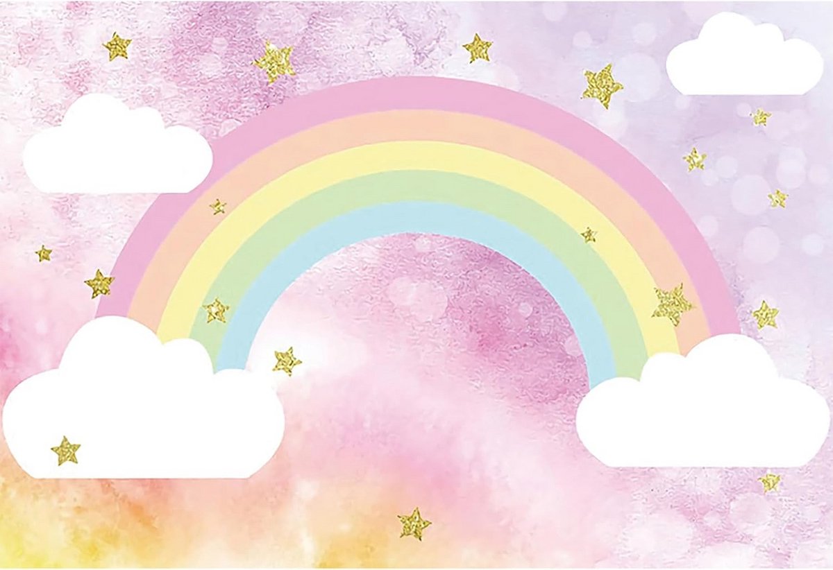 Grote Regenboog Achtergrond voor Feest en Fotoshoot
