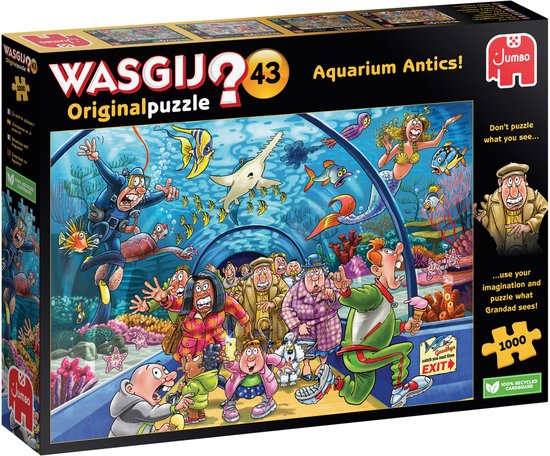Wasgij Original 43 - Aquarium Capriolen! - 1000 stukjes puzzel - Legpuzzel