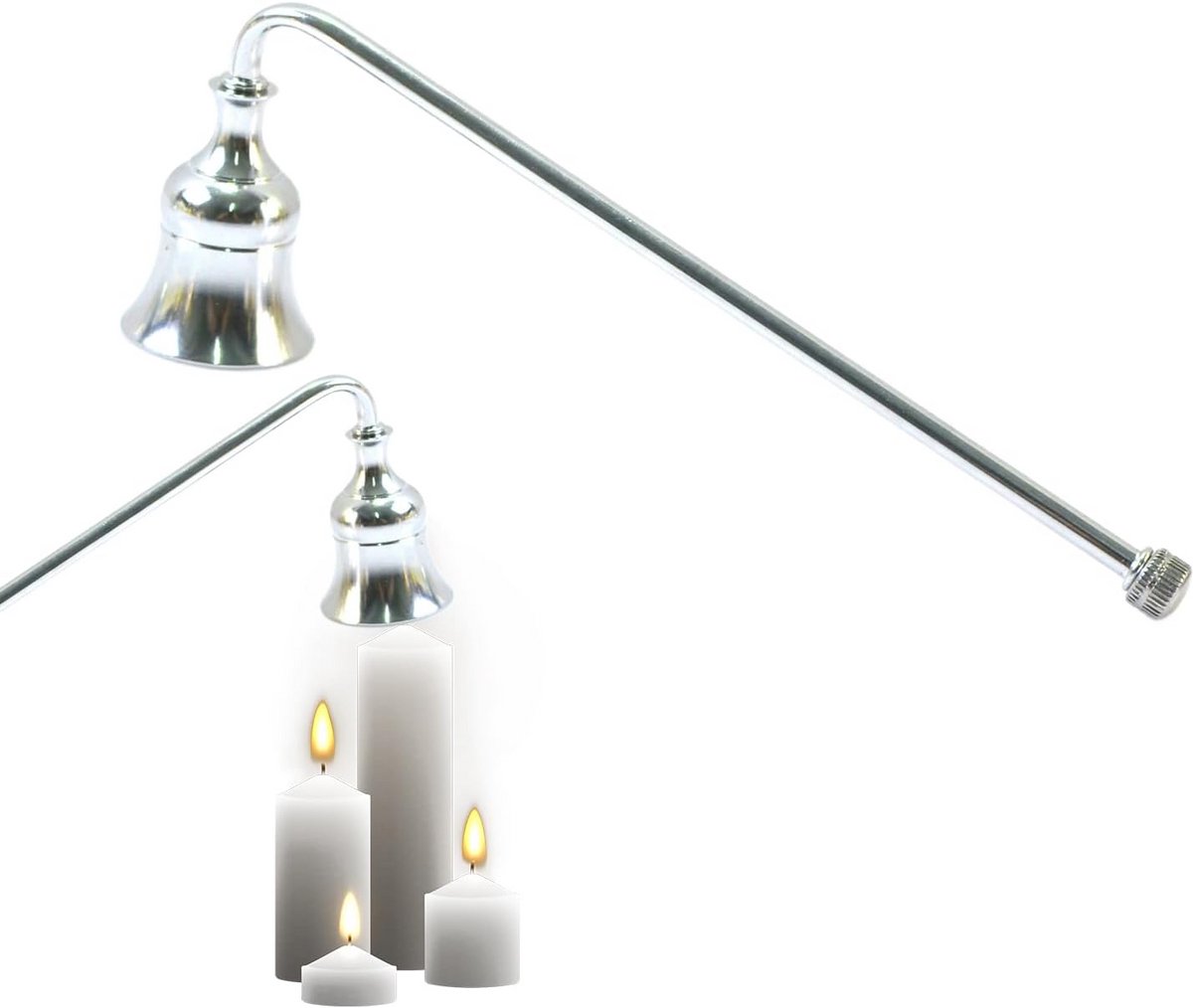 Metalen Kaars Accessoire om Lont Veilig en Remsloos te Doven