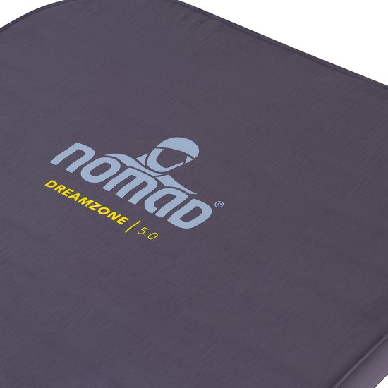 NOMAD® Dreamzone 5.0 Slaapmat - 198x68 - Dikte 5 cm - Donkergrijs - 1 Persoons Luchtbed - Makkelijk opblazen en legen - Incl Hoes van Merkloos — afbeelding 3