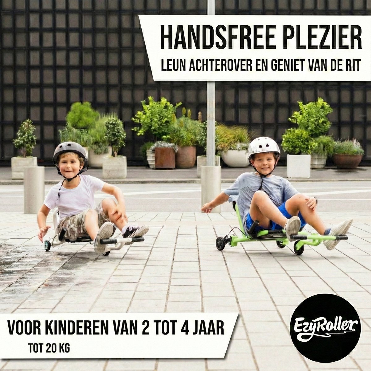EzyRoller Mini skelter - Waveroller voor kinderen 2 tot 4 jaar - 78 tot 100 cm - Verstelbare driewieler - Rood — afbeelding 4