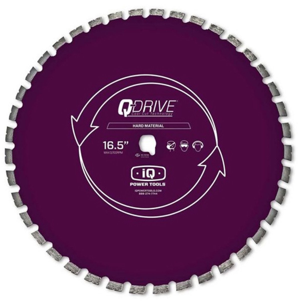 Zaagblad Q-Drive 420Mm Paars O.A. Extra Hard Beton