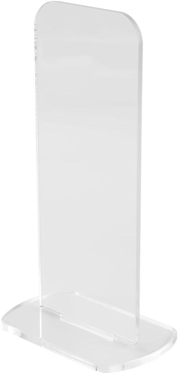 Allecto- Bokshandschoenenstandaard - Verticale display - Acryl - Handschoenenrek - Verticale standaard voor 2 stuks - Acryl displaystandaard - Geschikt voor bokshandschoenen - Zwart