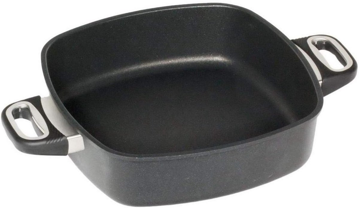 Vierkante Koekenpan met Antiaanbaklaag en Handvatten - 28 cm