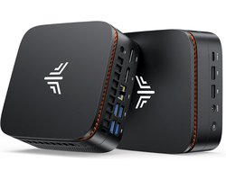 Mini PC met Intel N150 Processor, 16GB RAM, 512GB SSD, Ondersteunt 4K Dual Display