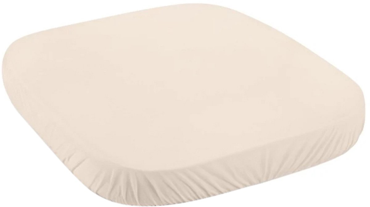 Biologisch Katoenen Hoeslaken - 73x73 cm - Beige
