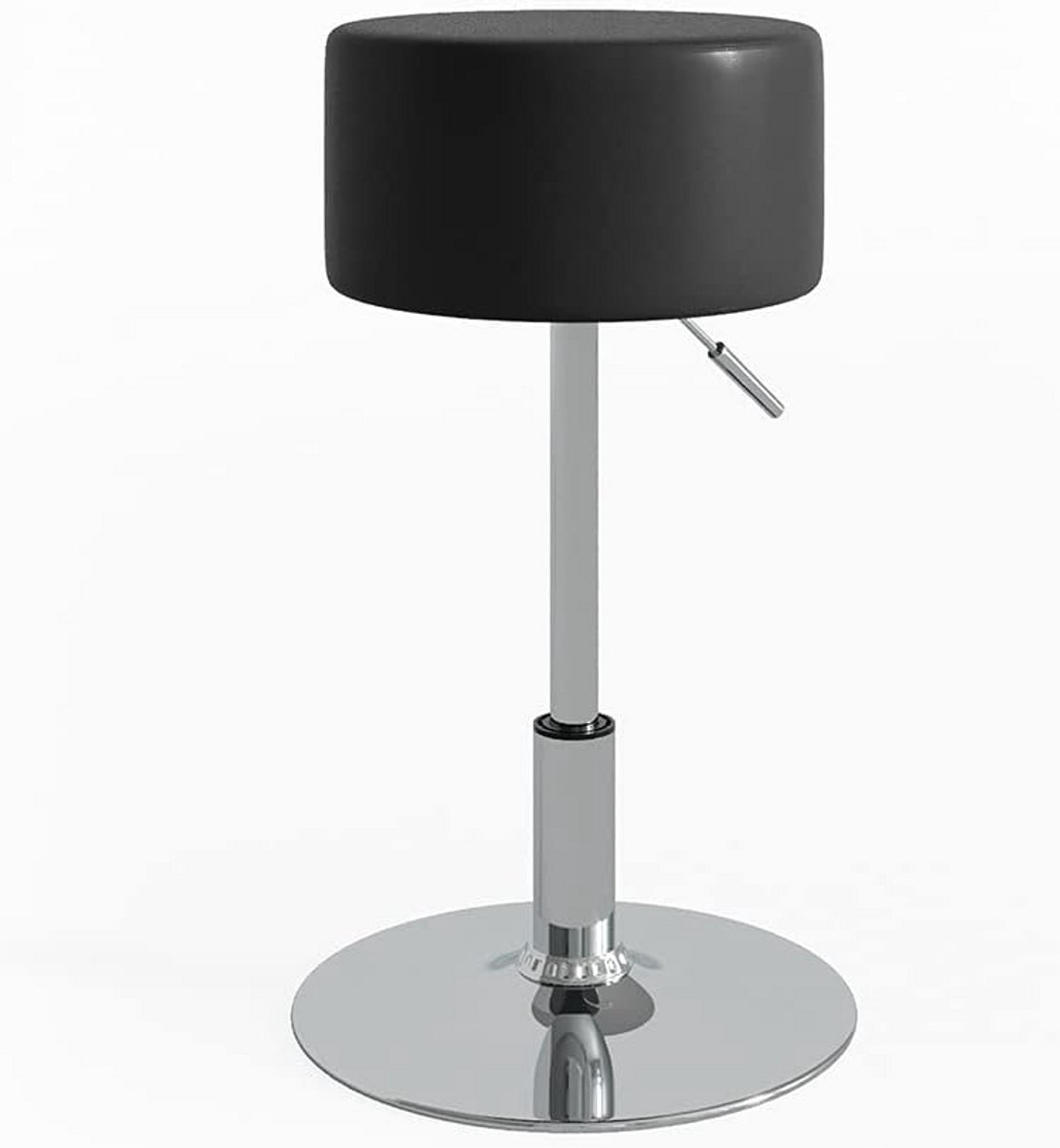 Verstelbare Zwarte Design Kruk voor Kaptafel