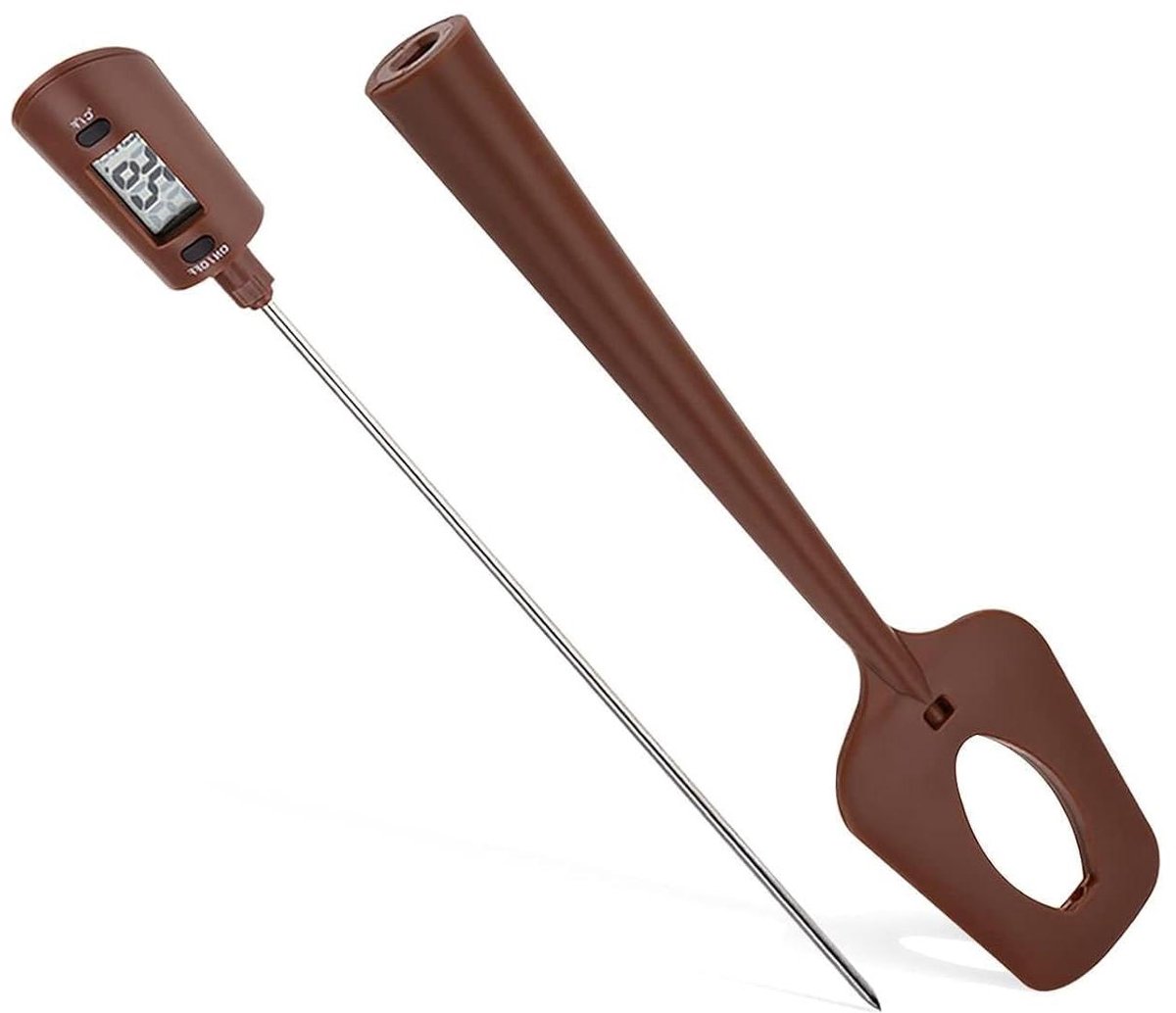 Digitale voedselthermometer voor keuken koken - meet crèmes, chocolade, siroop en saus