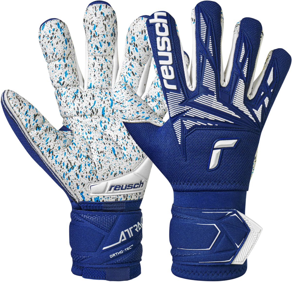 Reusch Attrakt Freegel Fusion Ortho-Tec Premium Blue Keepershandschoenen - Maat 8.5