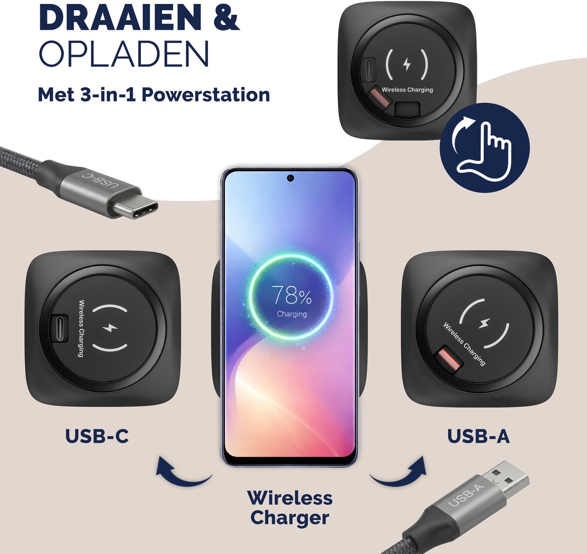 Casaria Elektrisch Zit-Sta Bureau 160x75cm - Wireless Charger thumbnail 6