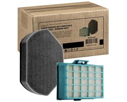 SQOON® Serviceset (Foamfilter + HEPA-filter) geschikt voor Bosch/Siemens stofzuiger - Gelijk aan: BBZ156HF & 00579275 - Vervangingsfilters voor optimale filtratie
