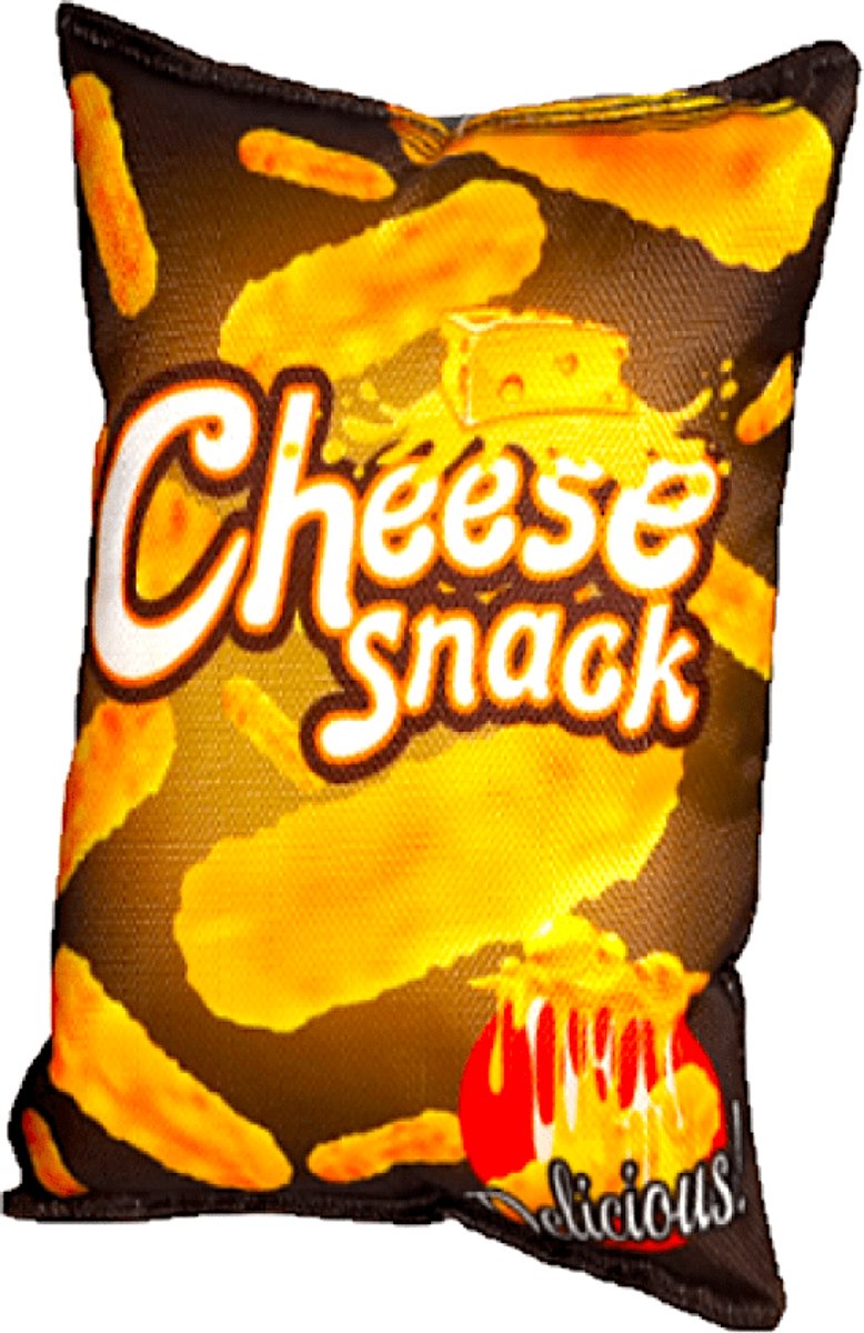 De Boon - Cheese Snack - Hondenspeelgoed met Pieper - Stevig - 22cm