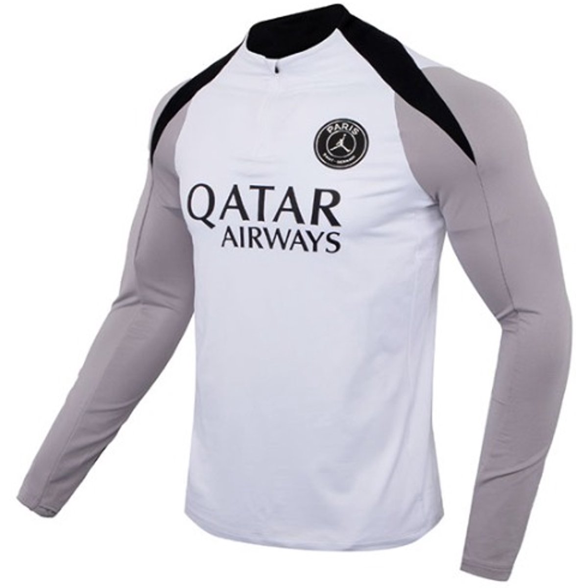 Nike Paris Saint Germain Drill Top 2025/2026 - Grijs/Wit/Zwart - Maat XS - Heren