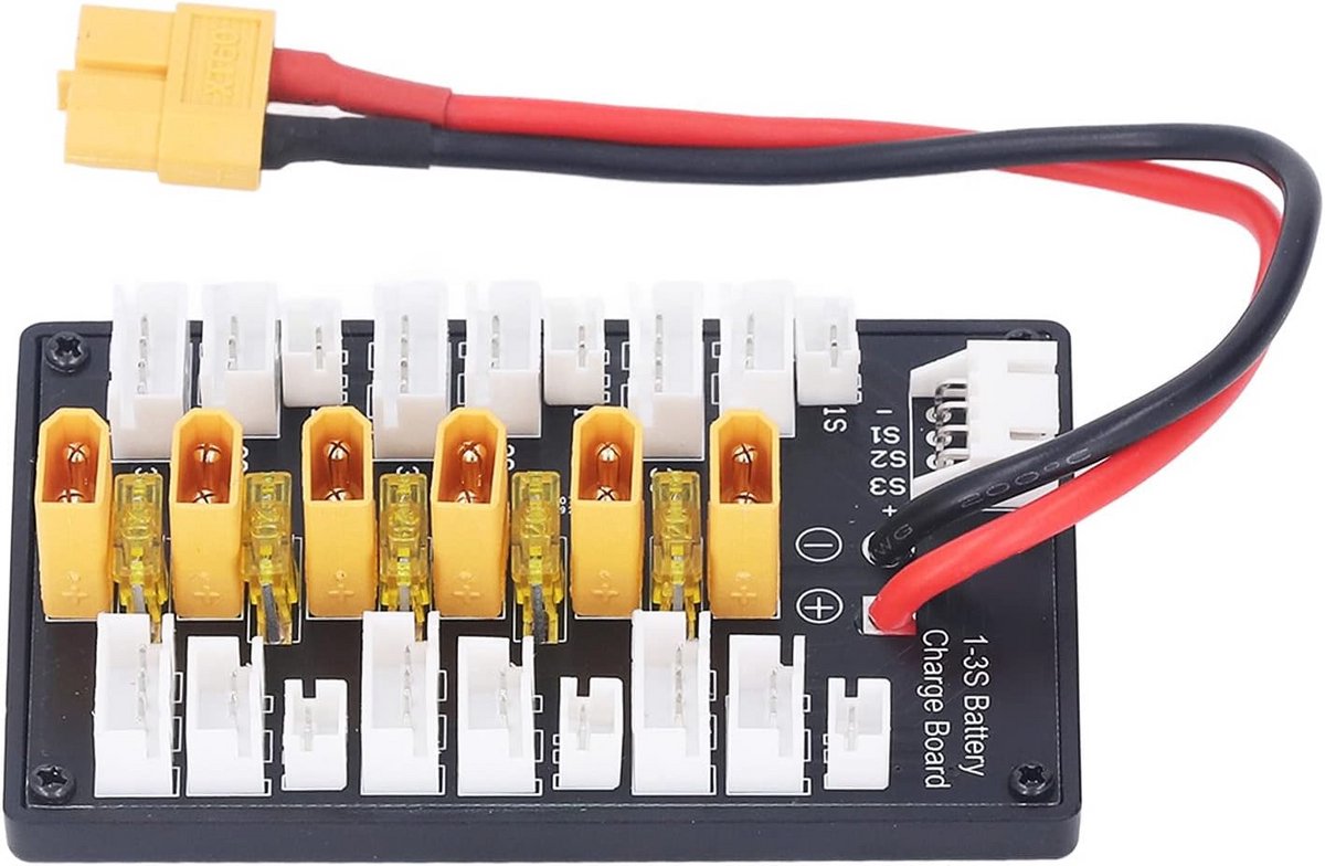 Parallel Oplaadbord voor 1S-3S Lithium Accu's met Balansfunctie en XT Connector