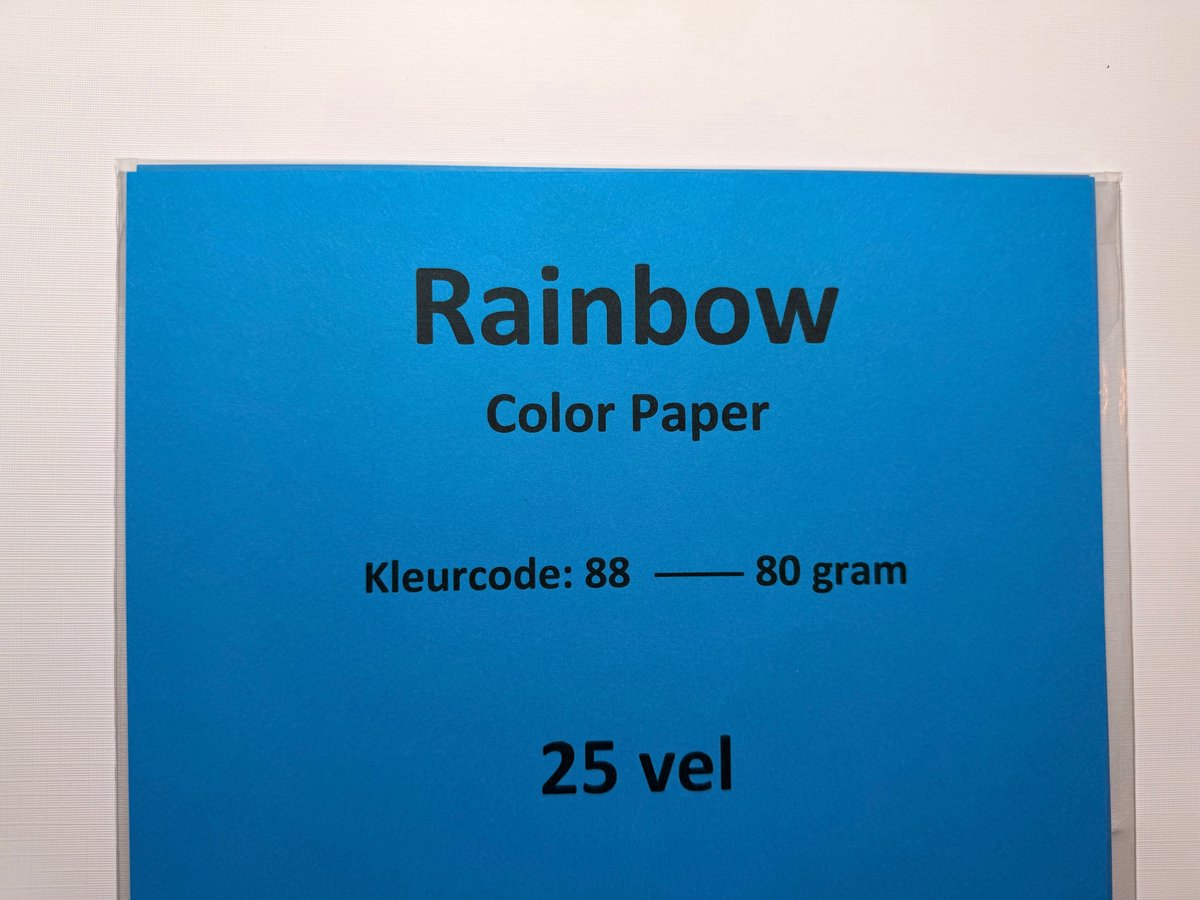 Rainbow KL-88 80 gram intense blauw papier