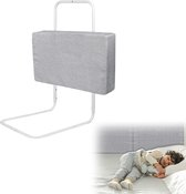 NAIZY Gris Barrière de Lit pour Enfants Bébé 180CM Portable à Levage Vertical Barrière de