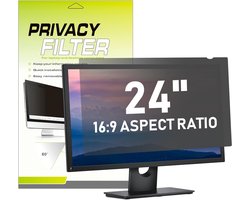24 inch Privacyschermfilter Universeel voor Monitor - Anti-Spion, Anti-Kras en Anti-Verblinding