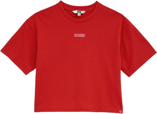 WE Fashion Meisjes T-shirt met tekst