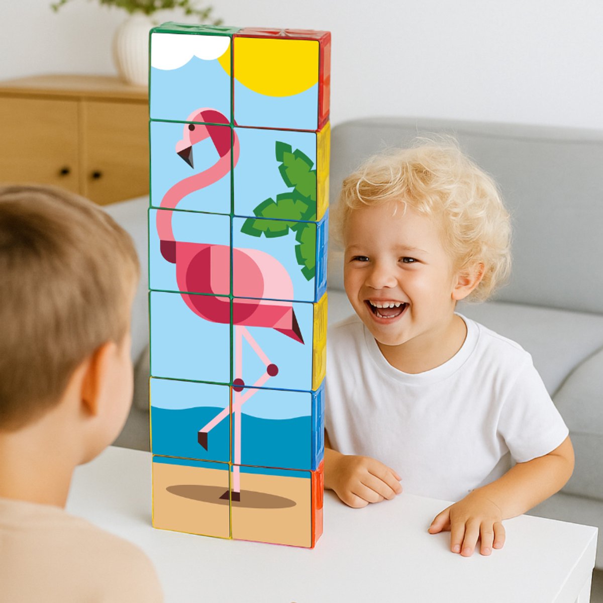 Coblo Magneet Toppers Dieren 60 stuks - Magnetisch speelgoed - Educatief speelgoed - Cadeau kind - Speelgoed 3 jaar t/m 12 jaar — afbeelding 8