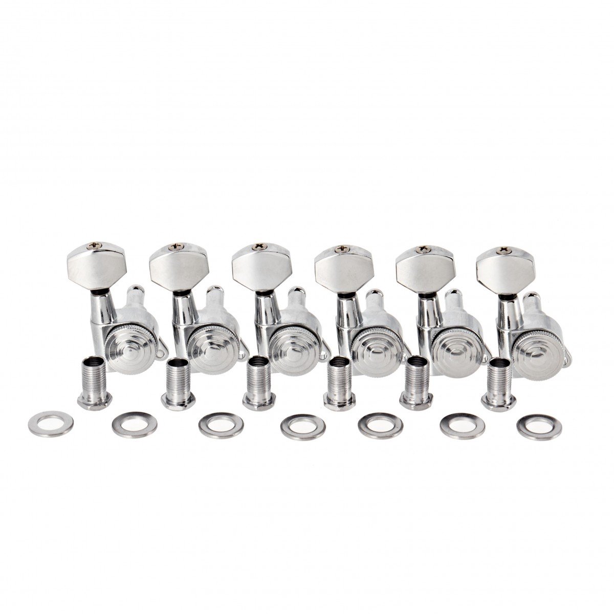 Guitarworks Locking-stemmechanieken, Chroom (6-in-Line)