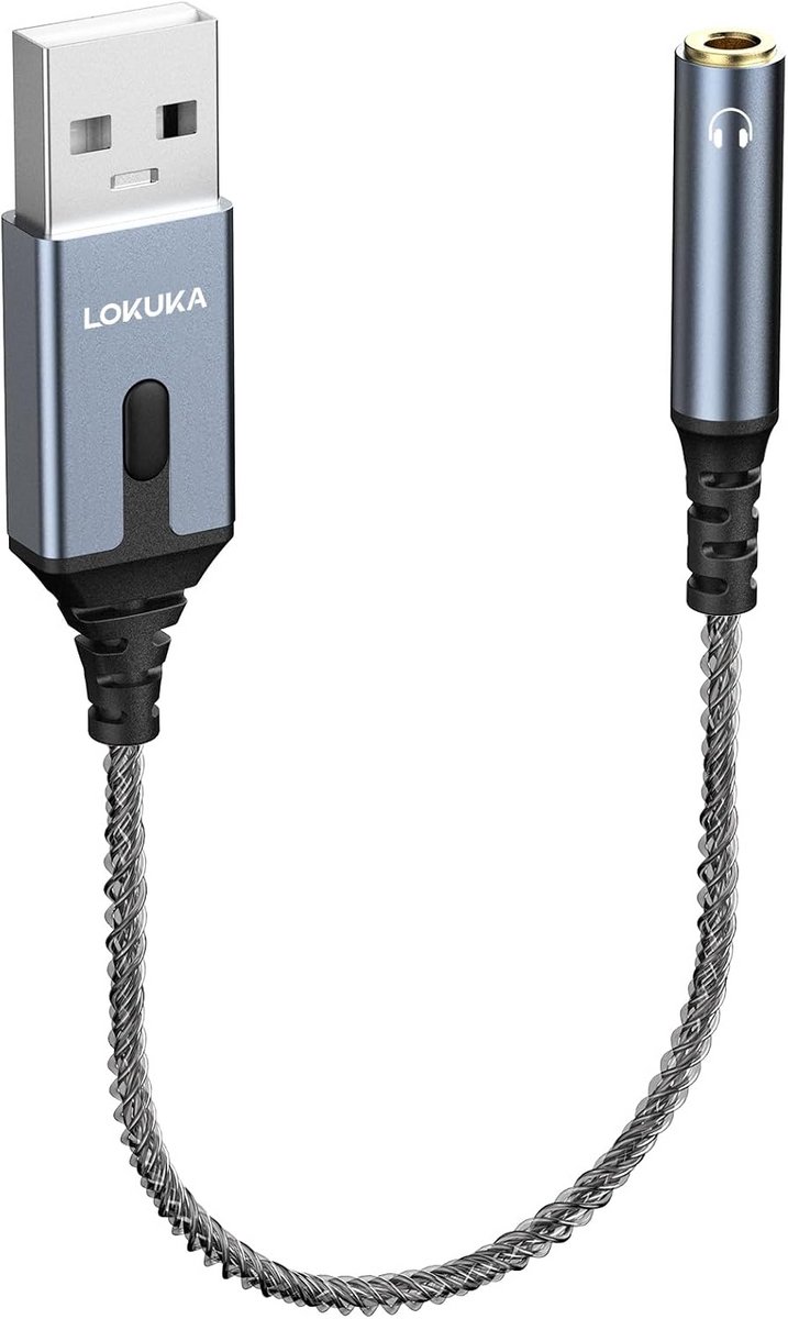 Bluetooth 5.3 Audio Adapter USB naar 3.5mm AUX voor Auto, Speaker en Versterker