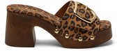 Lazamani - Celia - Dames - Clogs - Bruin