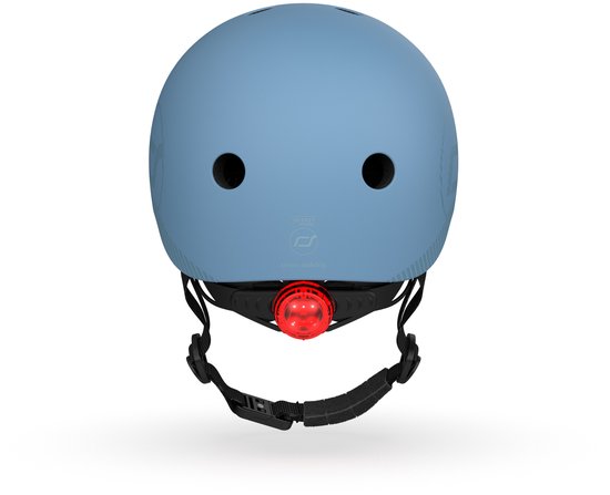 Scoot and Ride - Kinderhelm - Steel - Maat M-L - Verstelbaar - 55-59cm - Steel