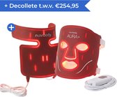 Nuvibody Aura+ LED gezichtsmasker - Rood licht masker - Red light therapy mask - Rood licht therapie - Gezicht & Nek - Huidverbetering