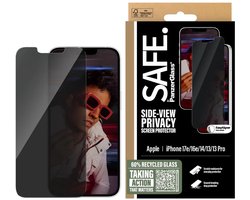 SAFE by PanzerGlass Protecteur d'écran Privacy Ultra Wide Fit avec applicateur compatible avec Apple iPhone 17e / 16e