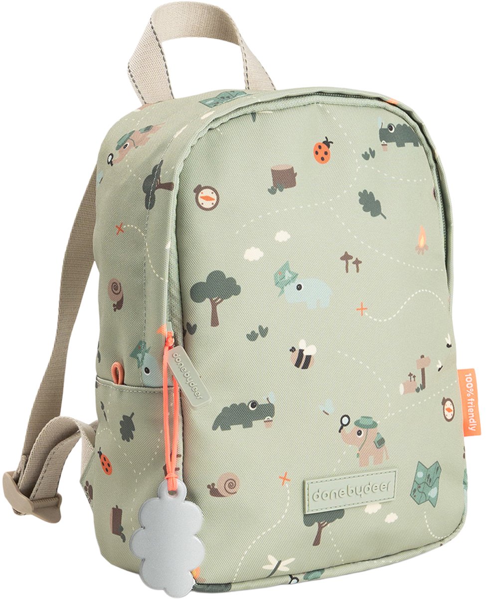 Done By Deer Rugzak - Tiny Trails - Green - 4L