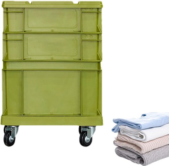 Opbergbox met wielen - Rolbare container - Huis organiseren ...