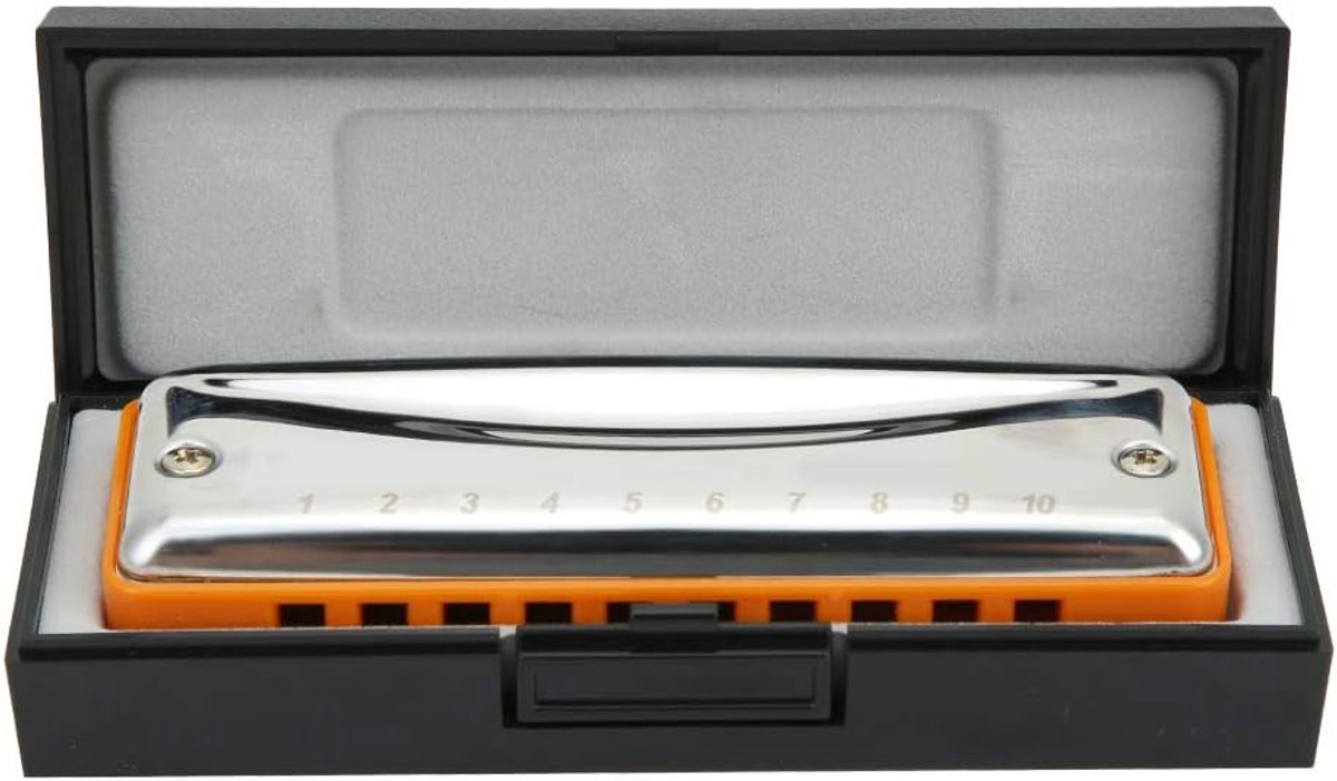 Muziek Harmonica - Mondorgel Folk - Muziek Maken - 10 Gaten Db - Oranje