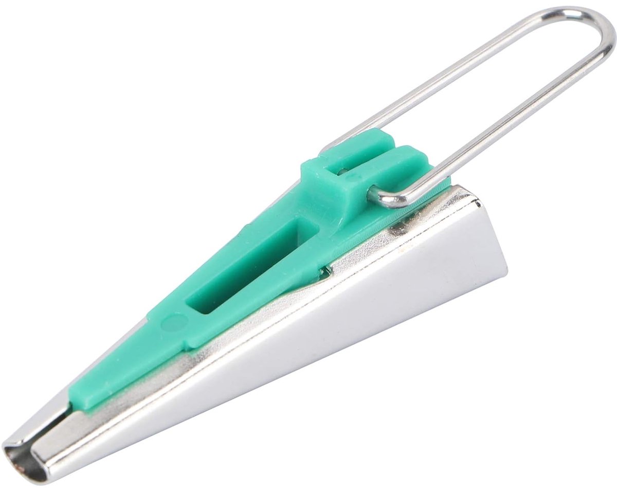 Bandmaker Set - Stoffenband Maker - Naaiprojecten Stoffen - Automatisch Vouwen Stof - 6x3.5x1.5 cm - Groen