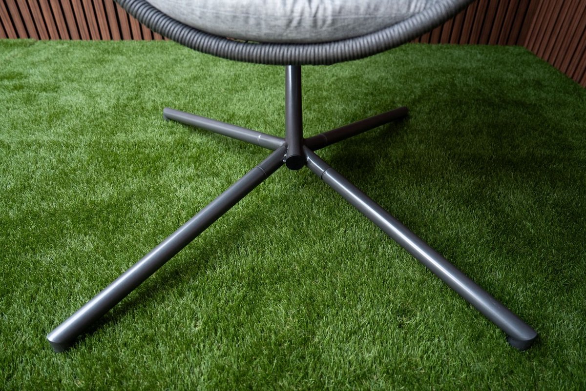 Sens-Line Lisa hangstoel - Metaal - 103cm - Zwart