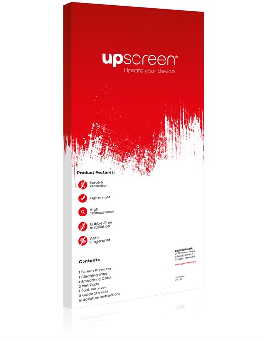 upscreen - Screenprotector voor Xiaomi Electric Scooter 5 Max - Folie Beschermfolie Beschermglas transparant