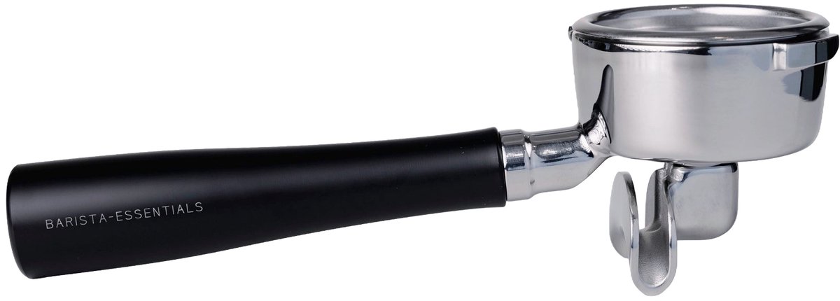 Portafilter Dubbele Uitloop - Gaggia - 58mm - Zwart - RVS - Portafilter 51mm - Portafilter - Filterdrager – Delonghi Koffiemachine – Piston – Espressomachine - Barista Essentials