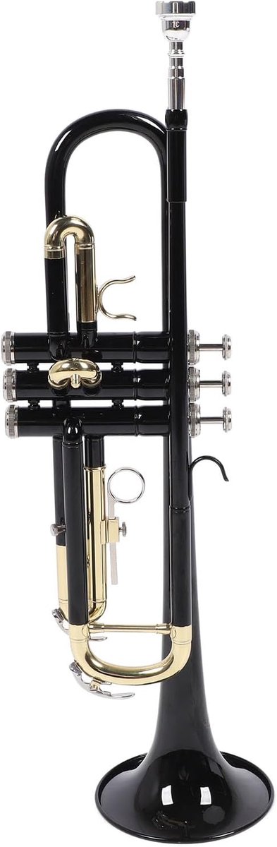 Bb-trompet - Koperinstrument - Muziek Maken - Compleet Met Accessoires - 55cm Pakket - Zwart