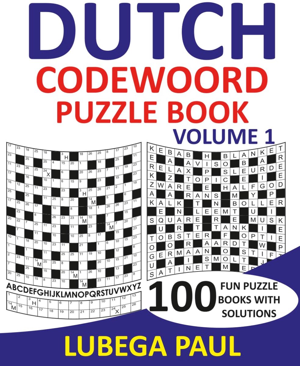 Codewoord Puzzelboek - Hersentrainers - Mentale Uitdaging - 100 Uitdagende Puzzels - 20x25 cm