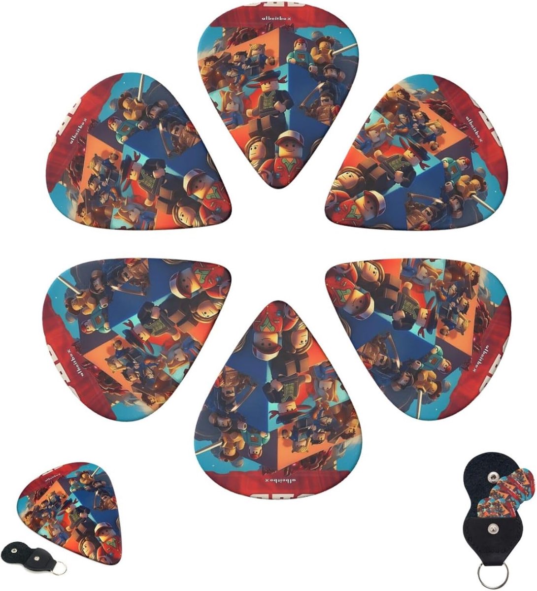 Gitaar Plectrums - Picks Set - Muziek Maken - 3 Verschillende Diktes - Met Opbergdoos