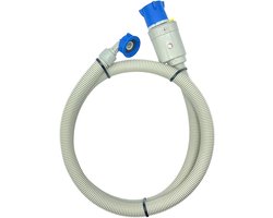 Fixem® 1.5m Toevoerslang met waterslot geschikt voor o.a. wasmachine, Vaatwasser met wartel aansluiting - Premium kwaliteit koppelingen - 1Stuk