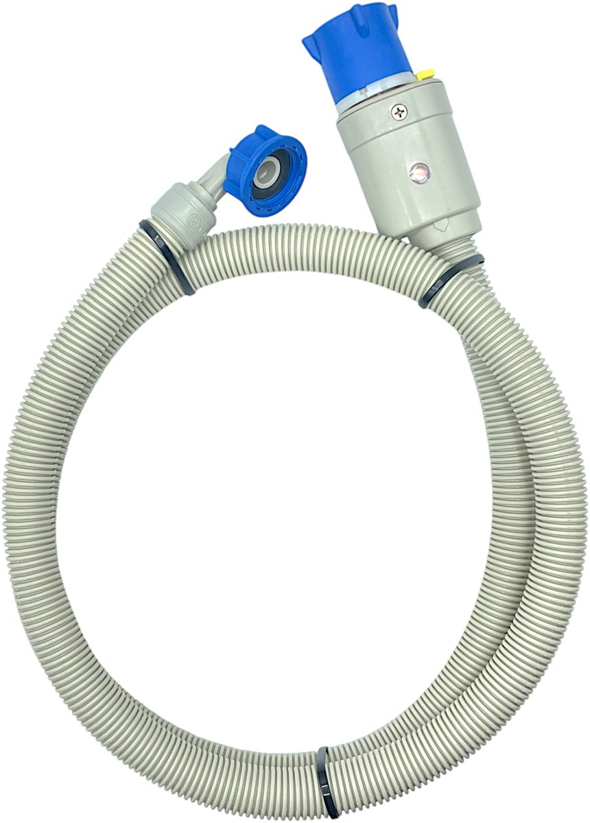Fixem® 1.5m Toevoerslang met waterslot geschikt voor o.a. wasmachine, Vaatwasser met wartel aansluiting - Premium kwaliteit koppelingen - 1Stuk