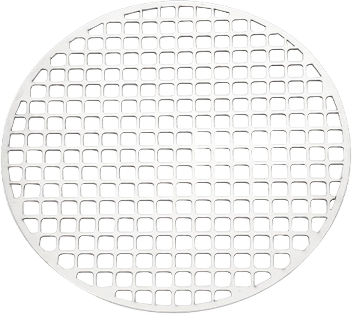 Rond Vuurplaats Rooster - Barbecue Grill - Buiten Koken - Antiaanbak Roestvrij Staal - 18-22cm Diameter - Zilver