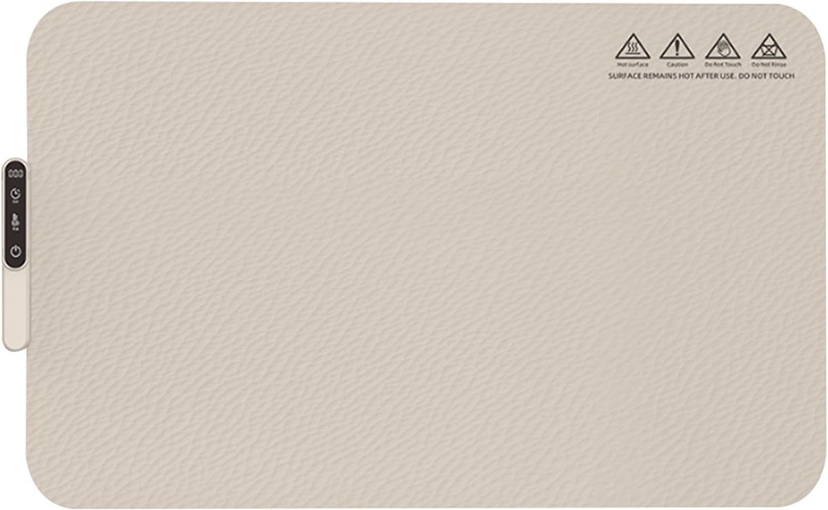 Warmhoudplaat Elektrische Onderlegger Voedsel Warm Houden Oprolbaar En Opvouwbaar 60x38cm Romig