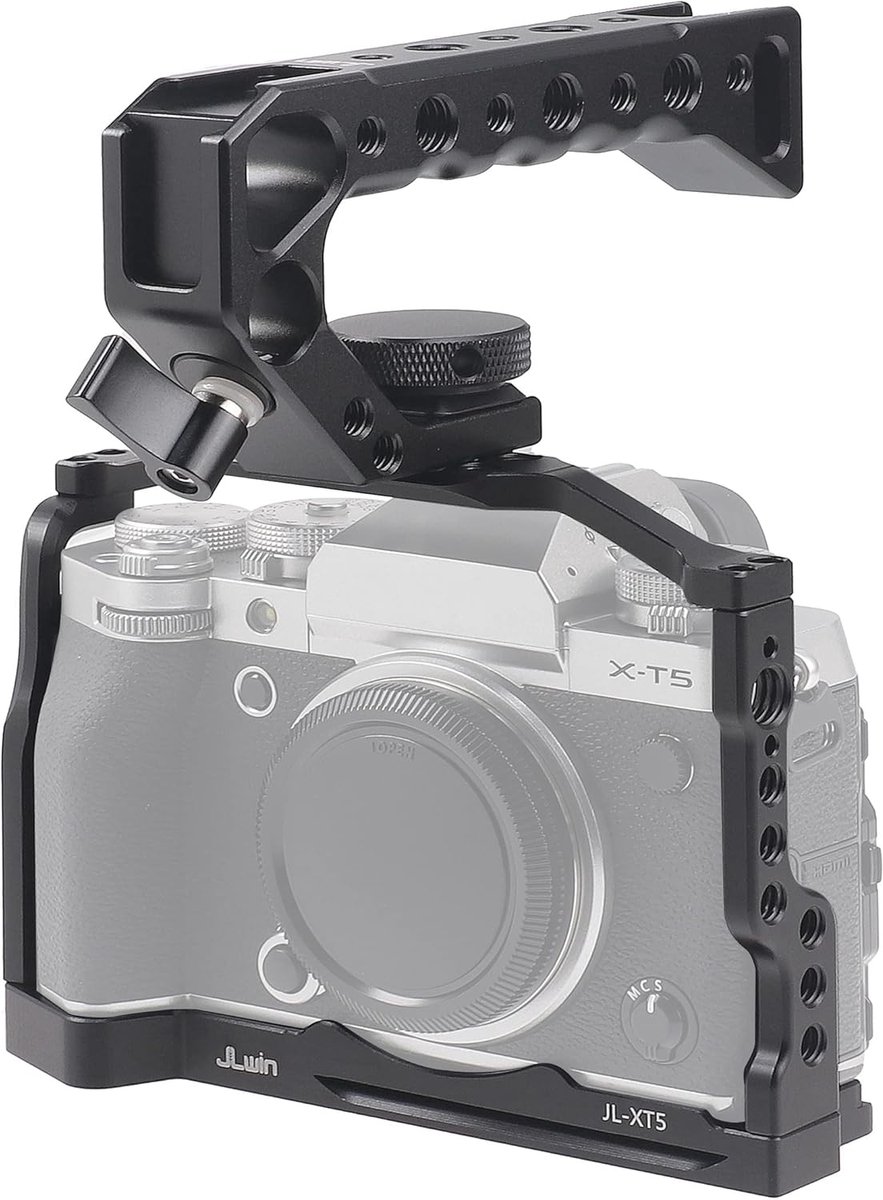 Camerakooi Set - Video Rig Stabilisator - Filmmaking Vlogging - Veelzijdige Bevestigingspunten - 15x8x3.5cm - Zwart