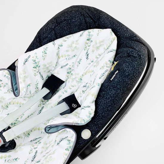 Baby Voetenzak - Baby Slaapzak - Veilig Vervoer - Zachte Velvet Voering - Universeel Model - Zomer Salie — afbeelding 2