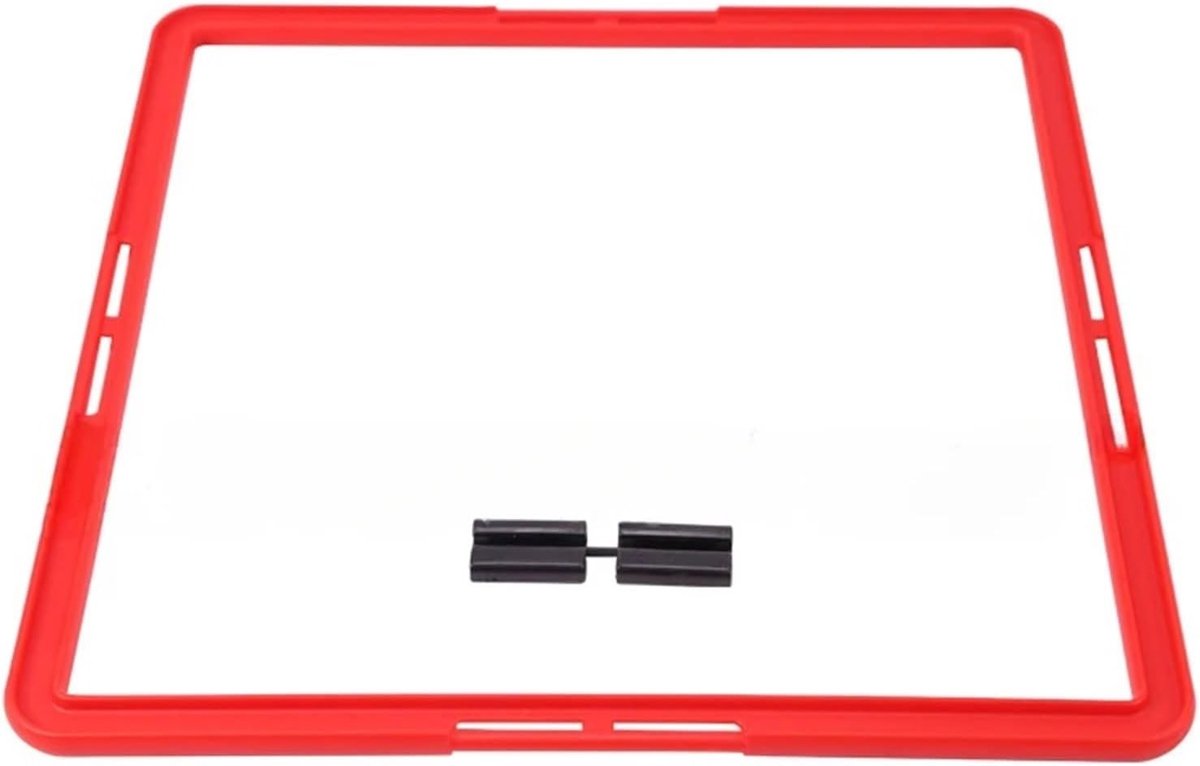 Trainingsring - Snelheidsoefening ring - Sporttraining verbeteren - Duurzaam acryl materiaal - Ring 425 cm - Rood