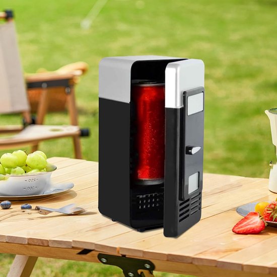 Mini Koelkast - Warme Koude Box - Drank Koelen - Stil Design - 2 Liter - Zwart van MINI — afbeelding 5